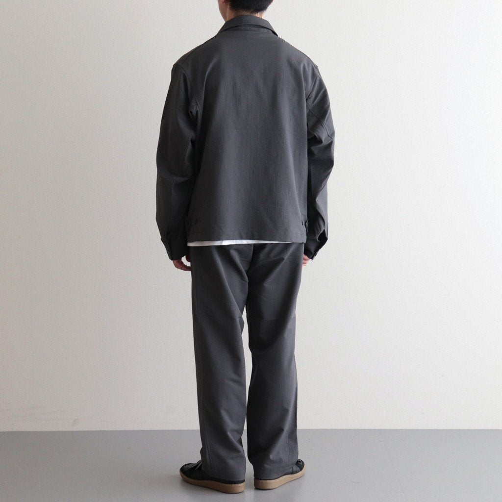 ALPHADRY WIDE EASY PANTS #GRAY [SUCF351] _ nanamica