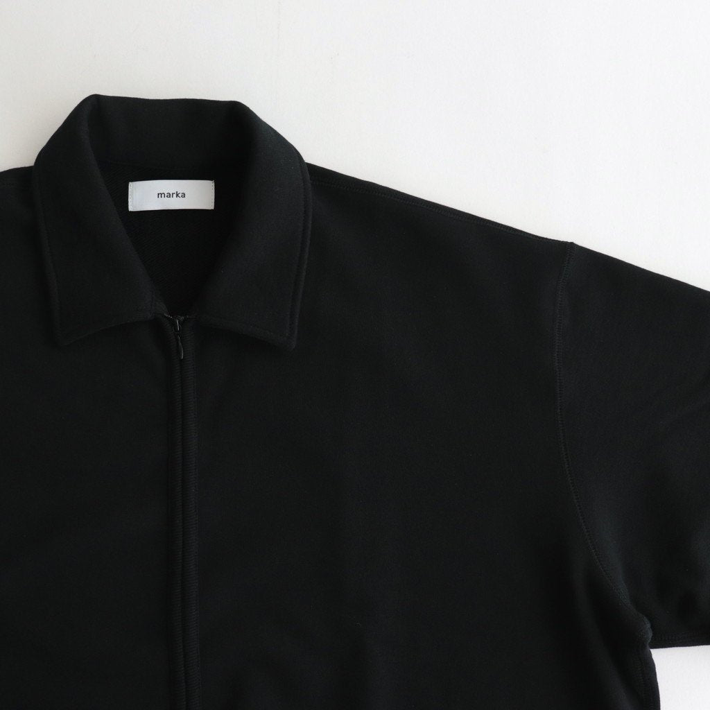 HALF ZIP POLO #BLACK [M23C-11CS01C] _ marka | マーカ – Diffusion