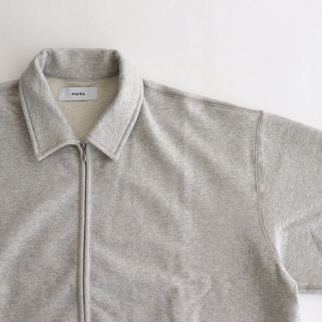 HALF ZIP POLO #TOP GRAY [M23C-11CS01C] _ marka | マーカ – Diffusion