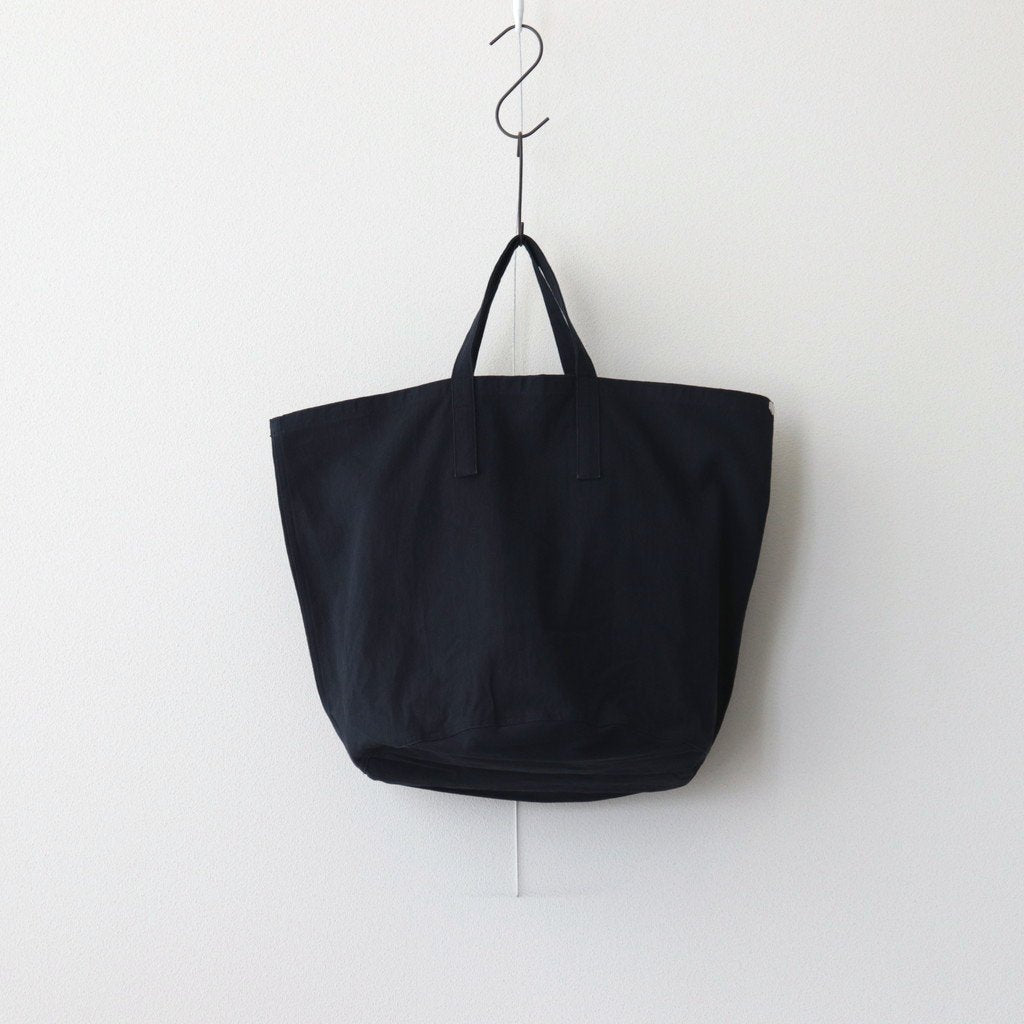 CHINO CLOTH ROUND TOTE BAG #GRAYISH NAVY [PMAP-AC08] _ PHIGVEL