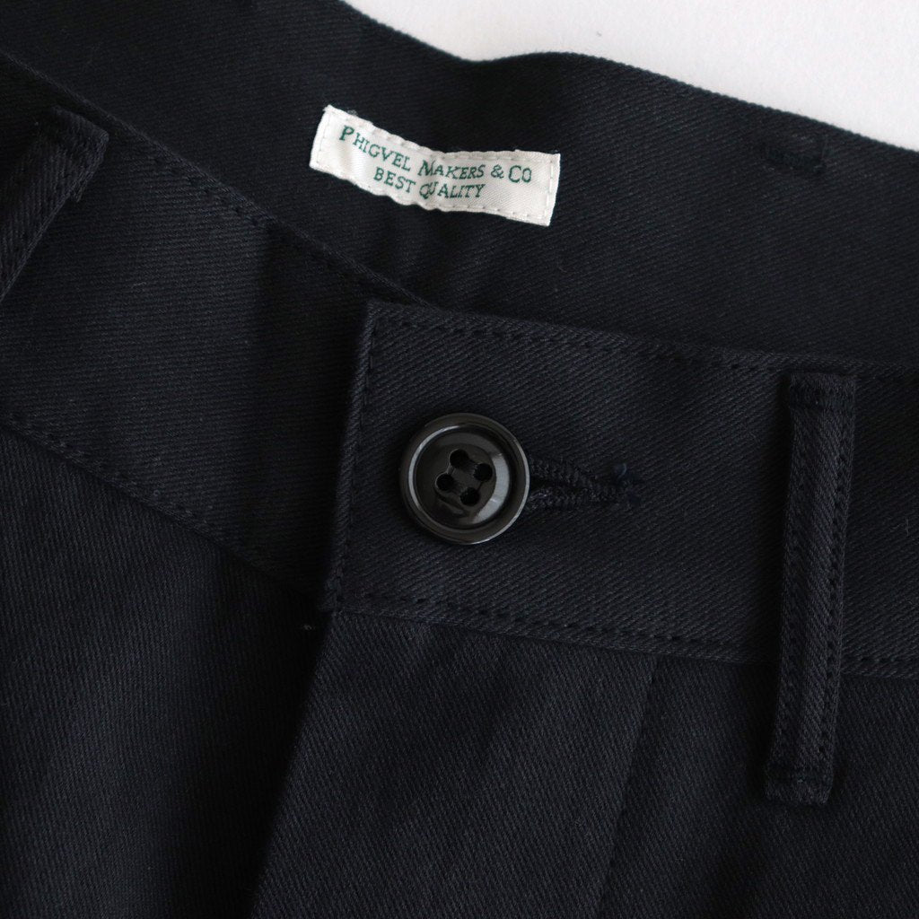 CHINO CLOTH UTILITY TROUSERS #GRAYISH NAVY [PMAQ-PT04] _ PHIGVEL