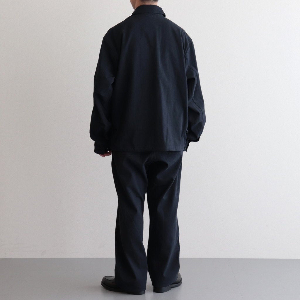 CHINO CLOTH WORKADAY JACKET #GRAYISH NAVY [PMAQ-OT02]