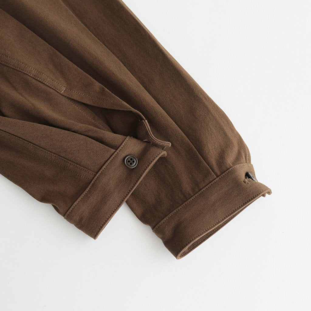 CHINO CLOTH WORKADAY JACKET #STONE BROWN [PMAQ-OT02] _ PHIGVEL