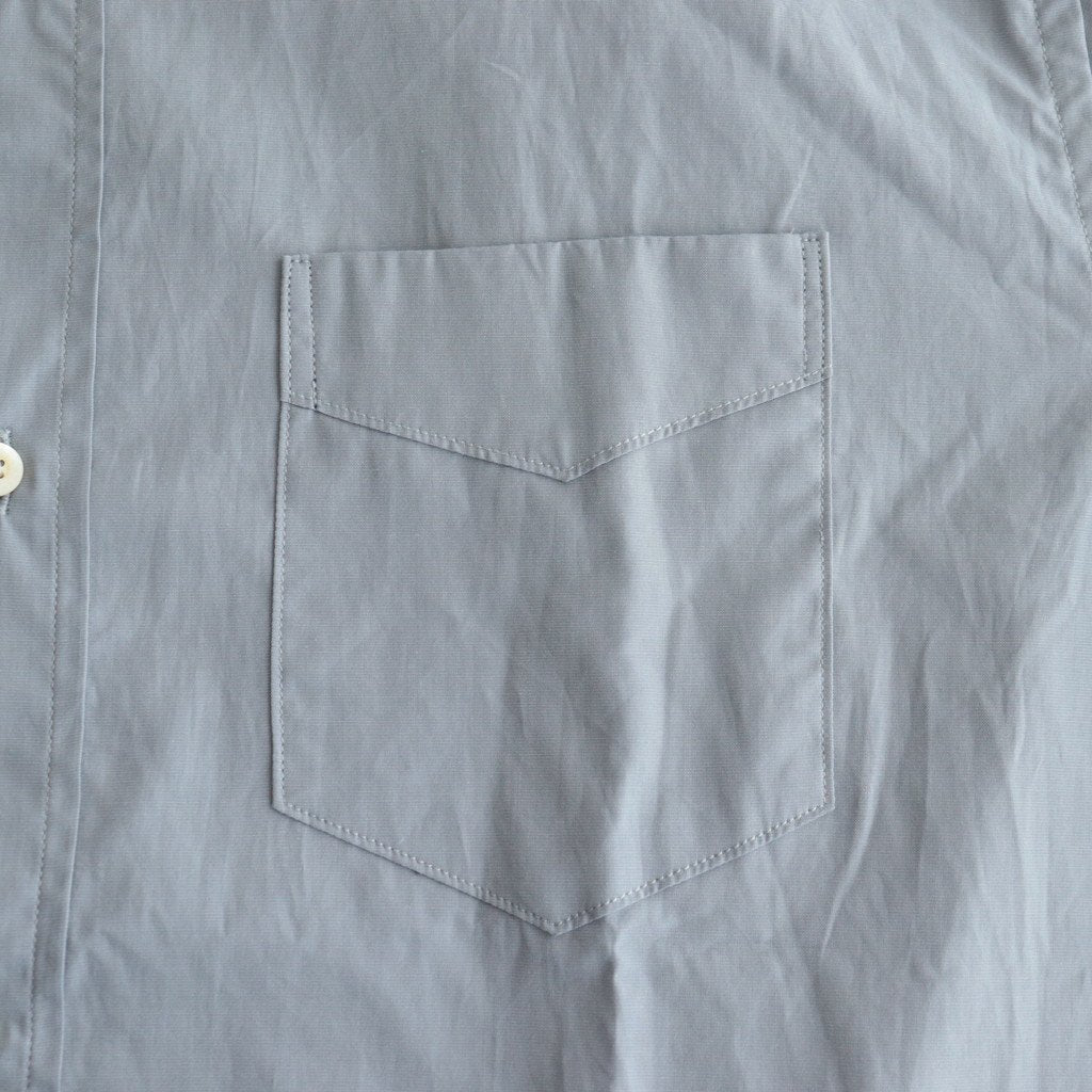 BAND COLLAR DRESS SHIRT #OLD SAX [PMAQ-LS02] _ PHIGVEL MAKERS & Co