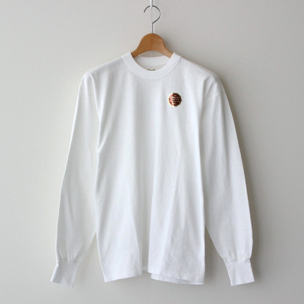 LONG SLEEVE TOP #OFF WHITE [PM-VTGT06]