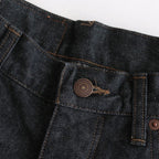 13.5OZ SELVAGE DENIM PANTS WIDE #BLACK [BROOTS23F7]