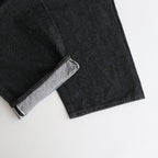 13.5OZ SELVAGE DENIM PANTS WIDE #BLACK [BROOTS23F7]