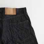 13.5OZ SELVAGE DENIM PANTS WIDE #BLACK [BROOTS23F7]