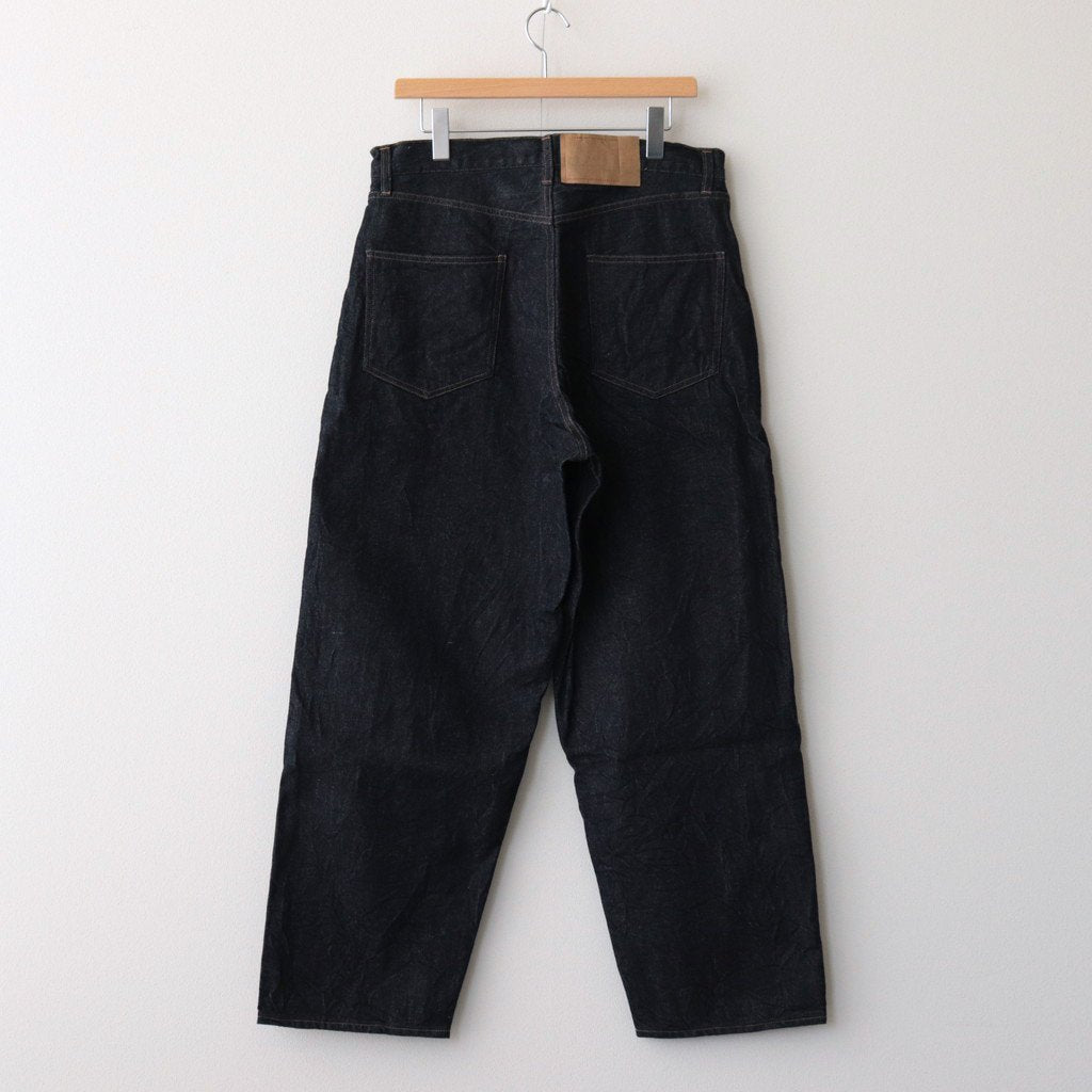 13.5OZ SELVAGE DENIM PANTS WIDE #INDIGO [BROOTS23F7]