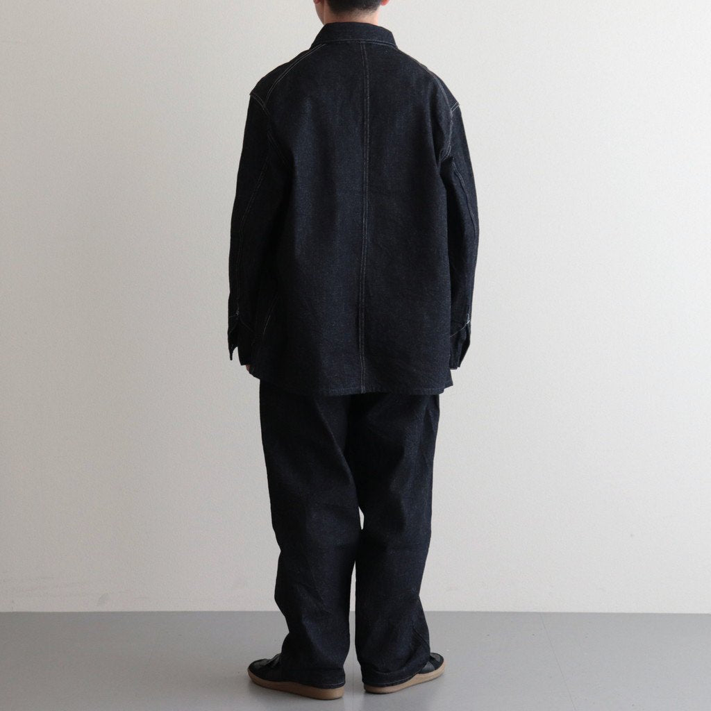 13.5OZ SELVAGE DENIM PANTS WIDE #INDIGO [BROOTS23F7] _