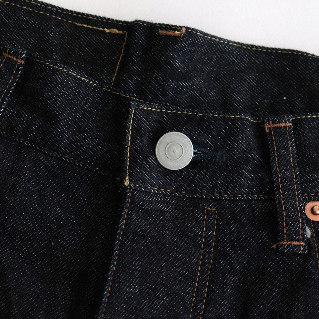 13.5OZ SELVAGE DENIM PANTS WIDE #INDIGO [BROOTS23F7]