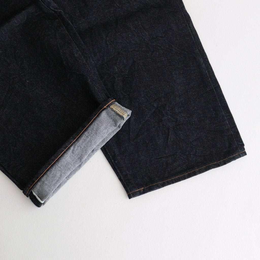 13.5OZ SELVAGE DENIM PANTS WIDE #INDIGO [BROOTS23F7] _