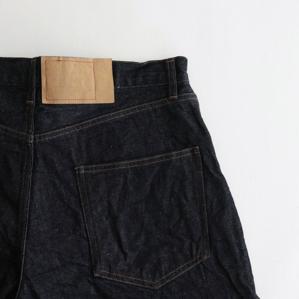 13.5OZ SELVAGE DENIM PANTS WIDE #INDIGO [BROOTS23F7]