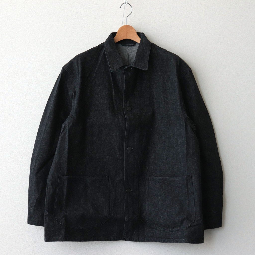 13.5OZ SELVAGE DENIM COVERALL #BLACK [BROOTS23F5]