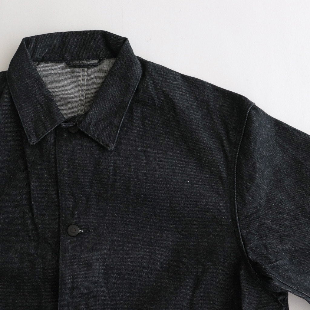 13.5OZ SELVAGE DENIM COVERALL #BLACK [BROOTS23F5]