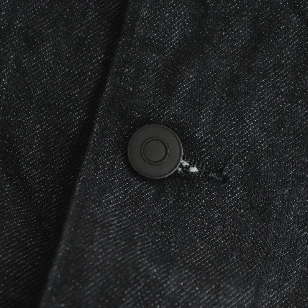 13.5OZ SELVAGE DENIM COVERALL #BLACK [BROOTS23F5]