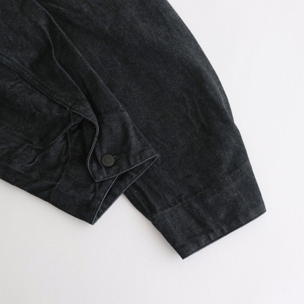 13.5OZ SELVAGE DENIM COVERALL #BLACK [BROOTS23F5]