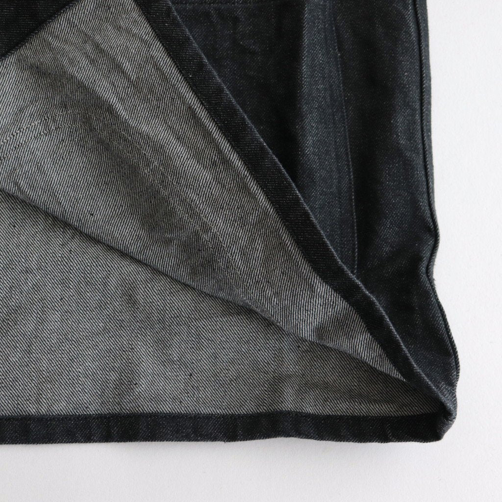 13.5OZ SELVAGE DENIM COVERALL #BLACK [BROOTS23F5]