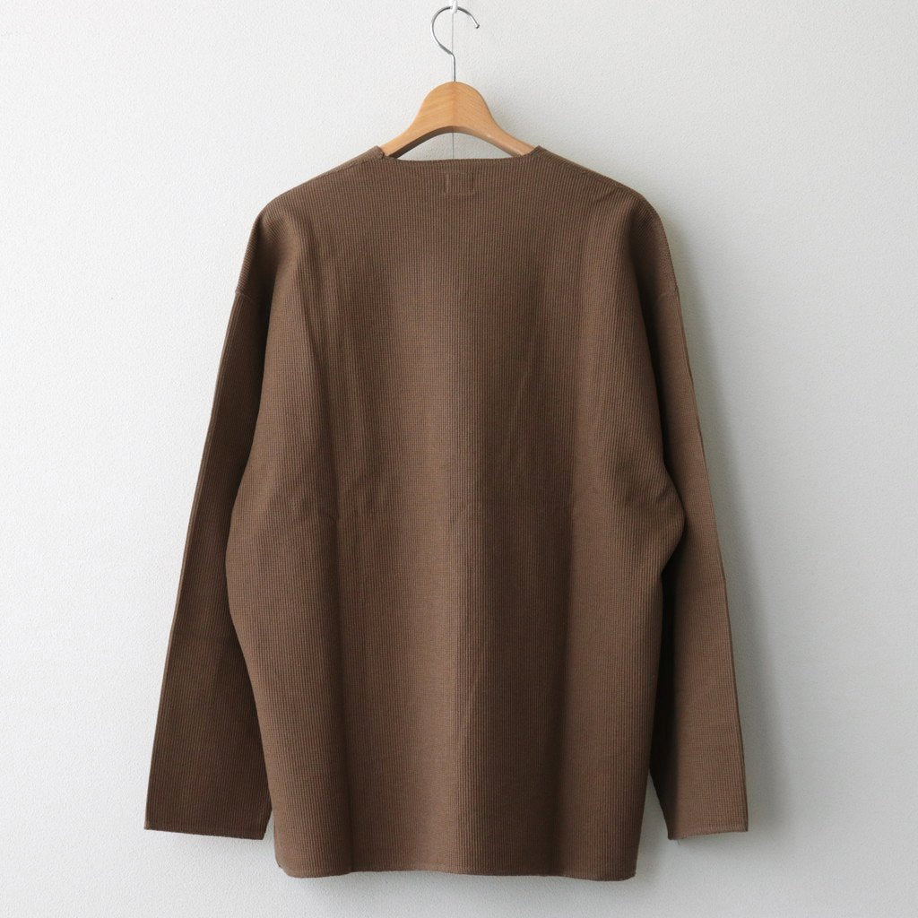 ROUGH&SMOOTH THERMAL OVER-NECK #CAMEL [BROOTS23F16] _