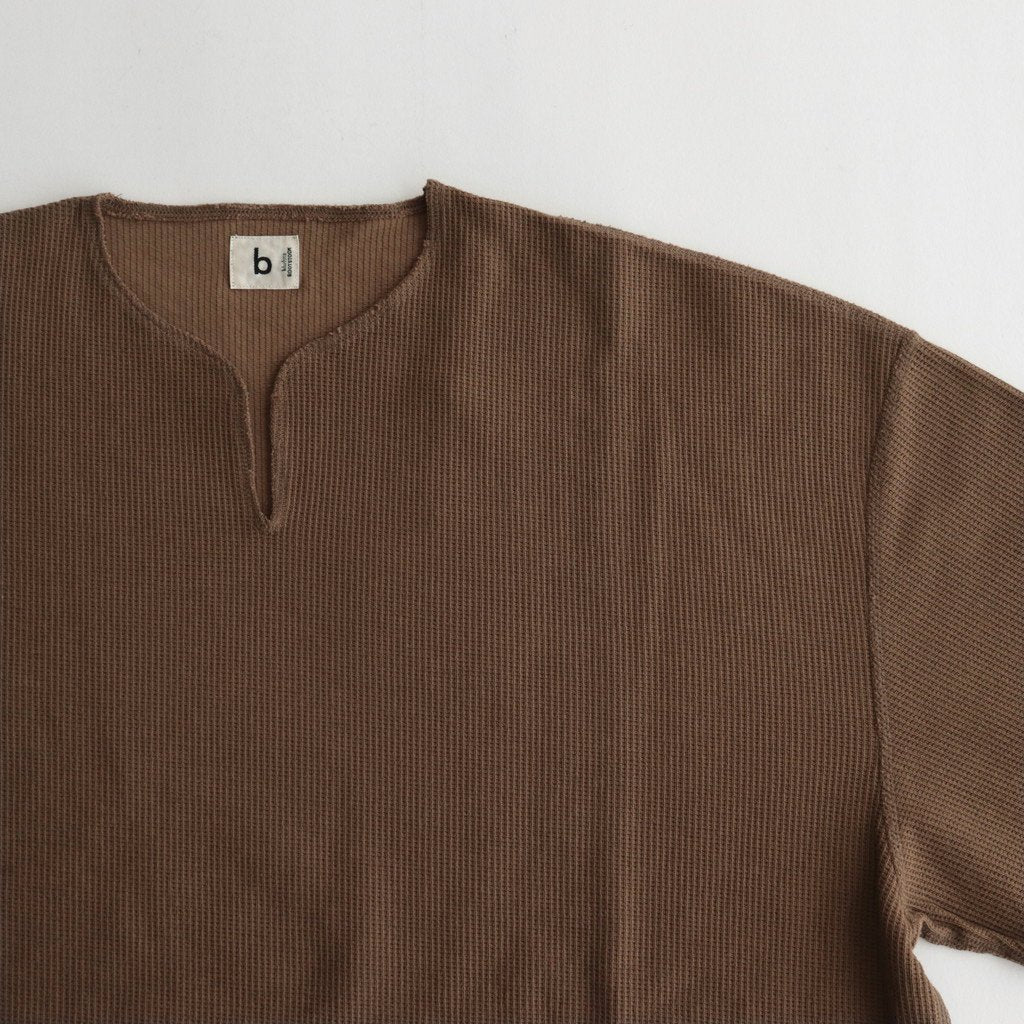 ROUGH&SMOOTH THERMAL OVER-NECK #CAMEL [BROOTS23F16] _