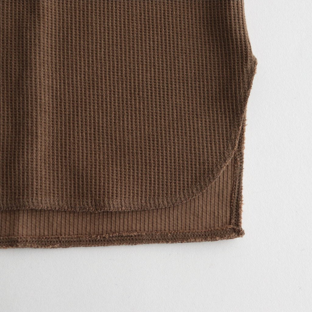 ROUGH&SMOOTH THERMAL OVER-NECK #CAMEL [BROOTS23F16] _