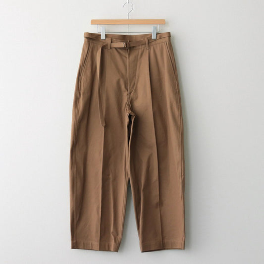 BELTED CHINOS #CAMEL BROWN [BHS23F024]
