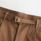 BELTED CHINOS #CAMELBROWN [BHS23F024]
