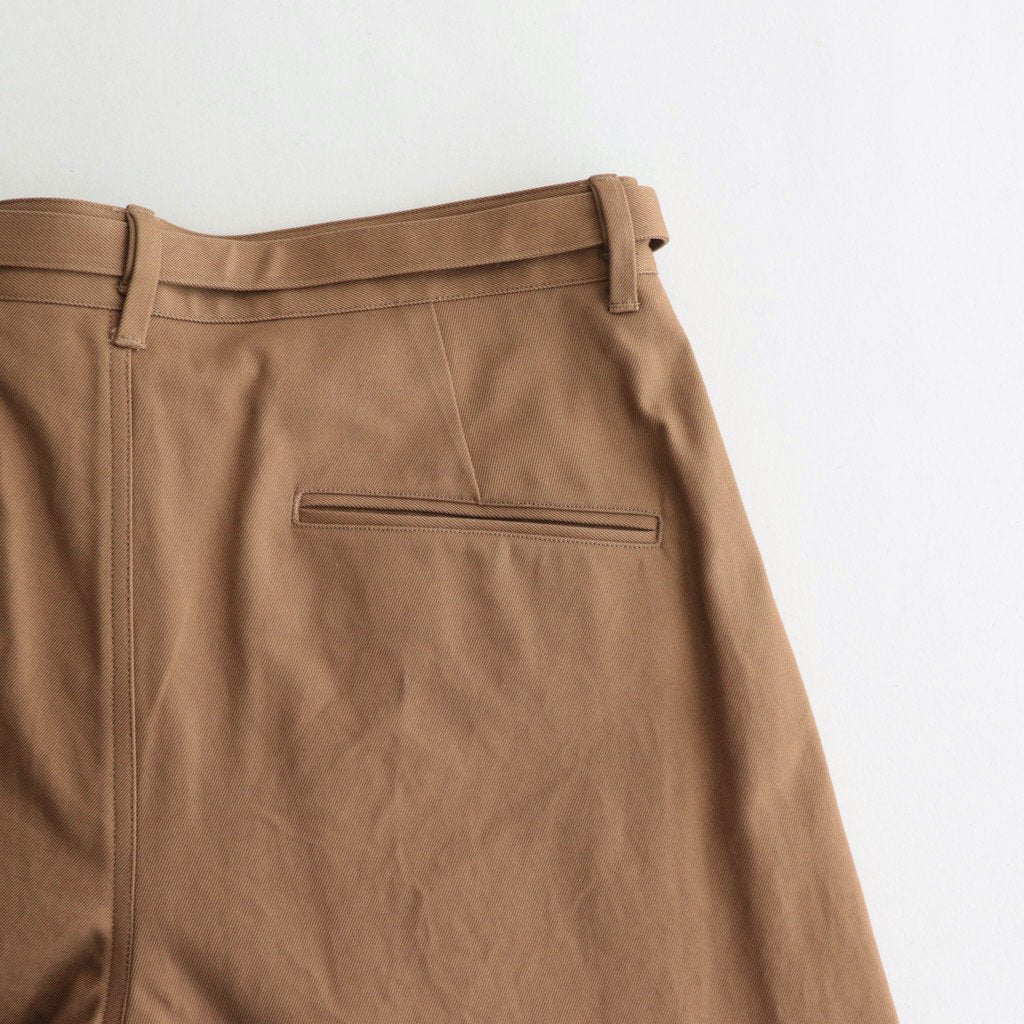 BELTED CHINOS #CAMELBROWN [BHS23F024]