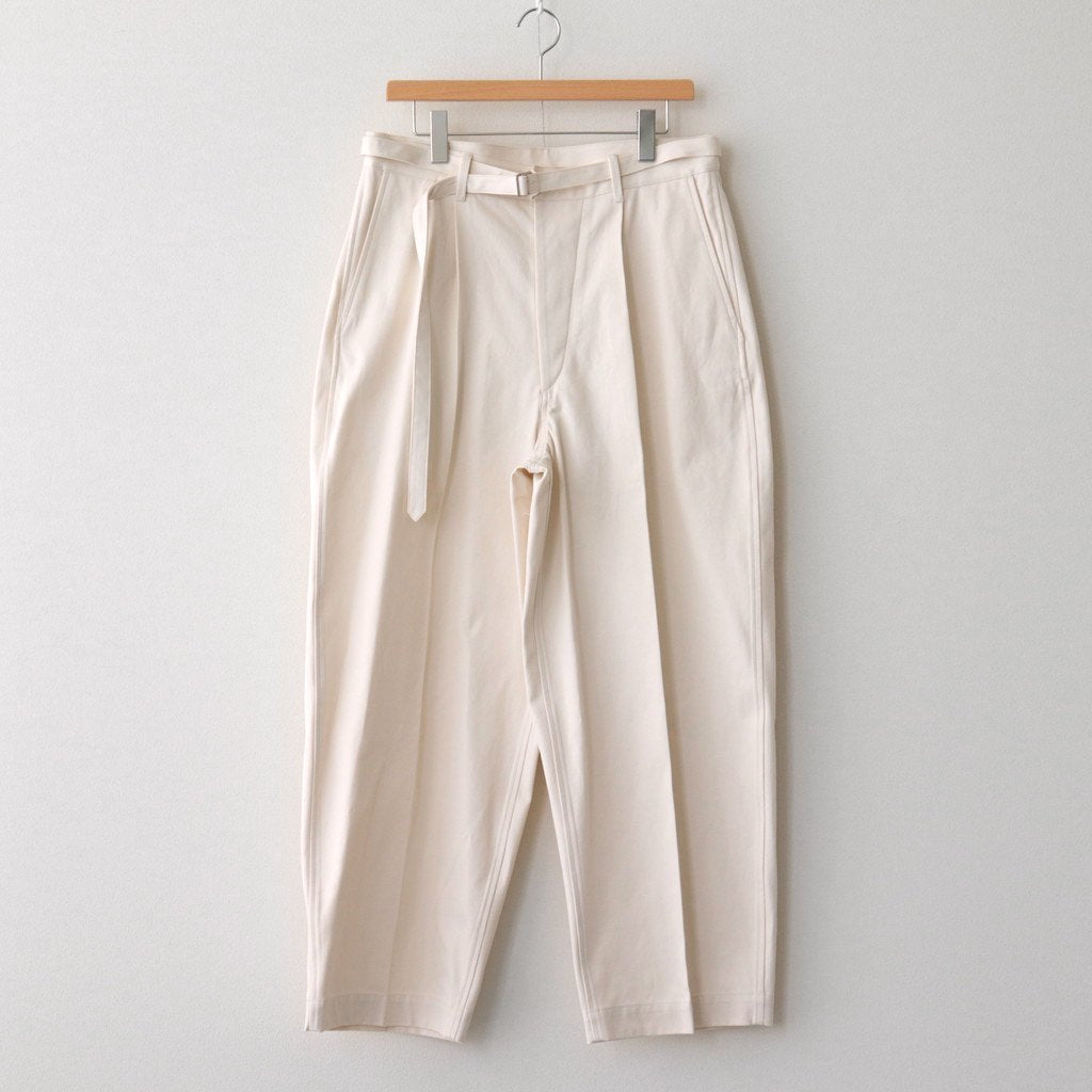 BELTED CHINOS #ECRU [BHS23F024]
