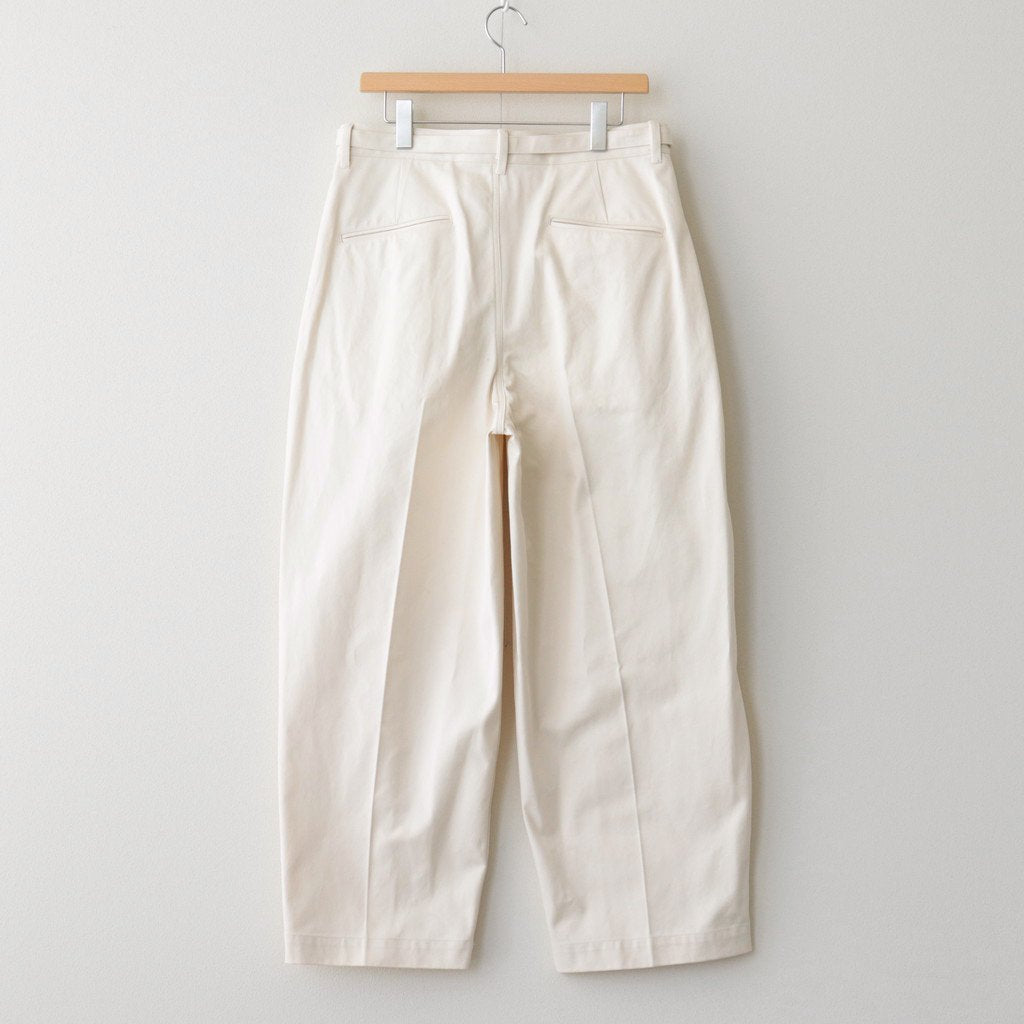BELTED CHINOS #ECRU [BHS23F024]