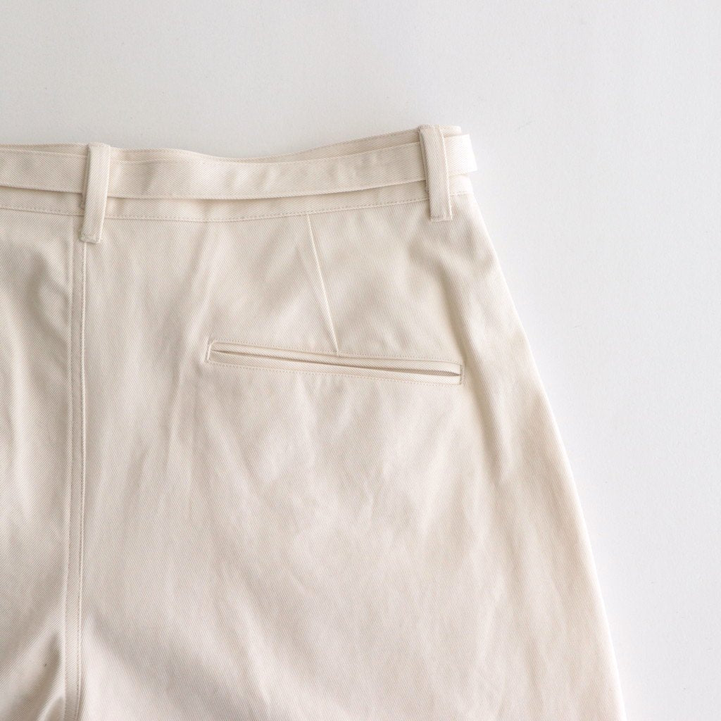 BELTED CHINOS #ECRU [BHS23F024]