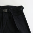 12.9OZ SELVAGE DENIM GI-BELT PANTS #BLACK SOLID [BHS23F004]