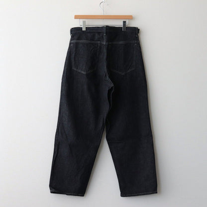 12.9OZ SELVAGE DENIM GI-BELT PANTS #INDIGO [BHS23F004]