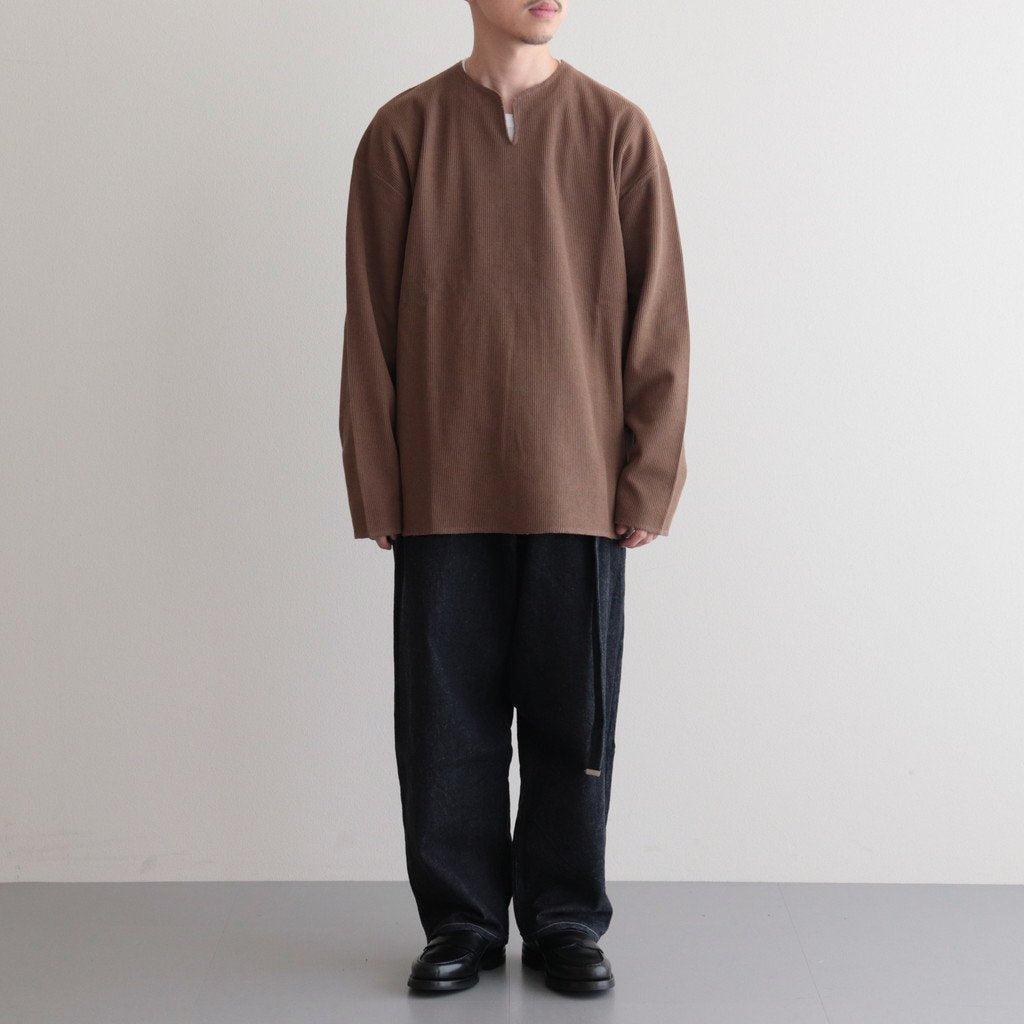 12.9OZ SELVAGE DENIM GI-BELT PANTS #INDIGO [BHS23F004]