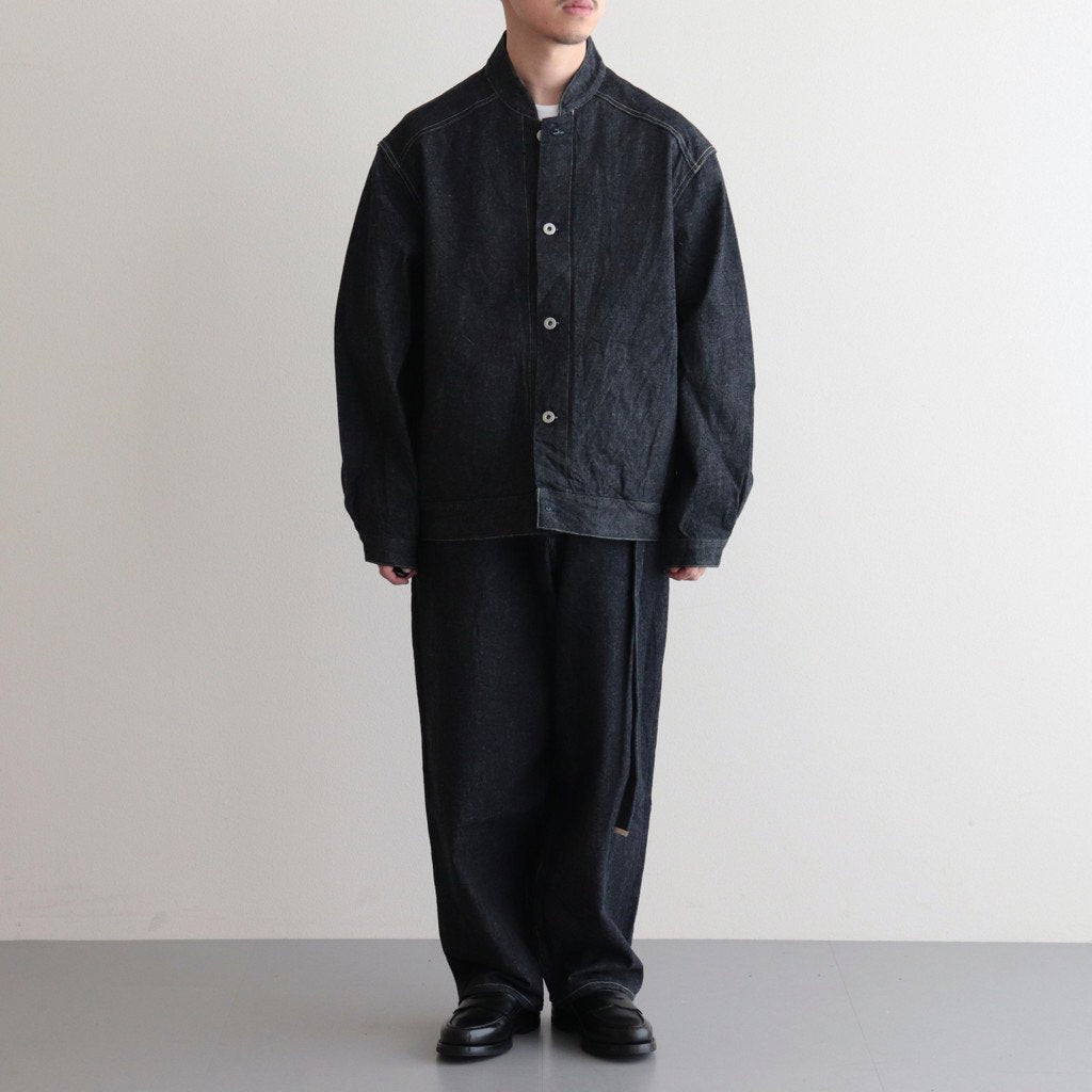 12.9OZ SELVAGE DENIM GI-BELT PANTS #INDIGO [BHS23F004]
