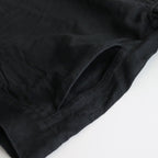 12.9OZ DENIM STAND COLLAR JACKET #BLACK SOLID [BHS23F005]