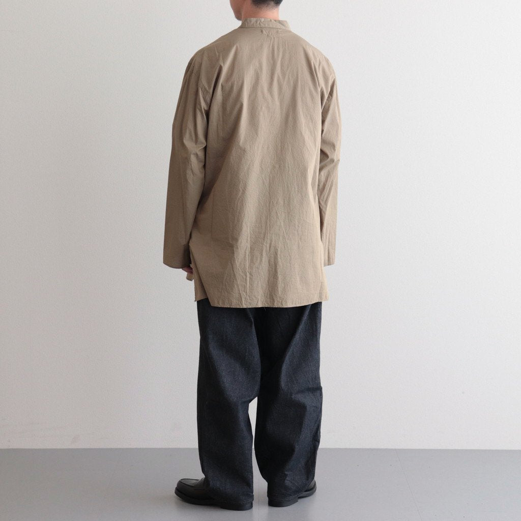 Chambray Easy Pants＆Band Collar Jacket袖丈58cm - その他