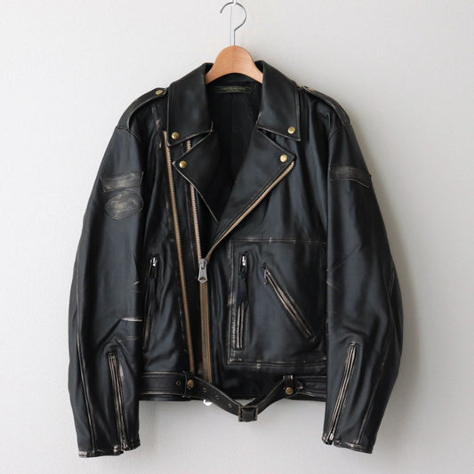HARVIESTOUN / Motorcycle jacket #BLACK [DN-0201B1]