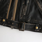 HARVIESTOUN / モーターサイクルジャケット #BLACK [DN-0201B1]