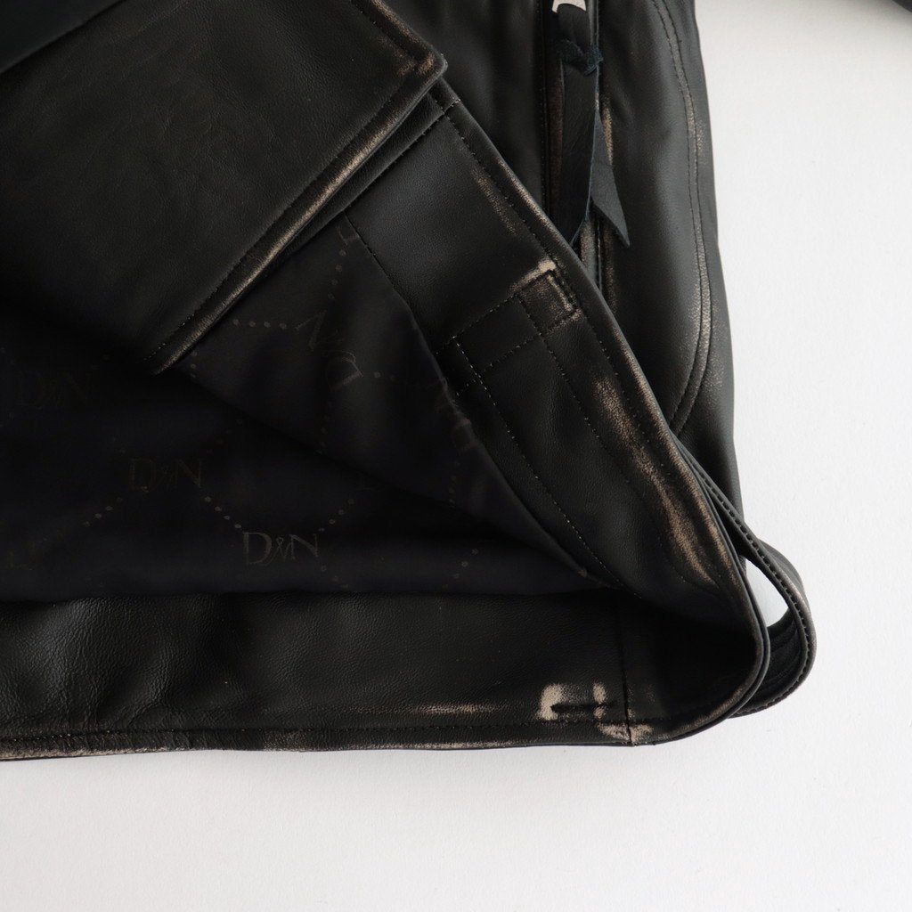 HARVIESTOUN / モーターサイクルジャケット #BLACK [DN-0201B1 HARVIESTOUN / モーターサイクルジャケット #BLACK [DN-0201B1