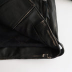 HARVIESTOUN / モーターサイクルジャケット #BLACK [DN-0201B1]