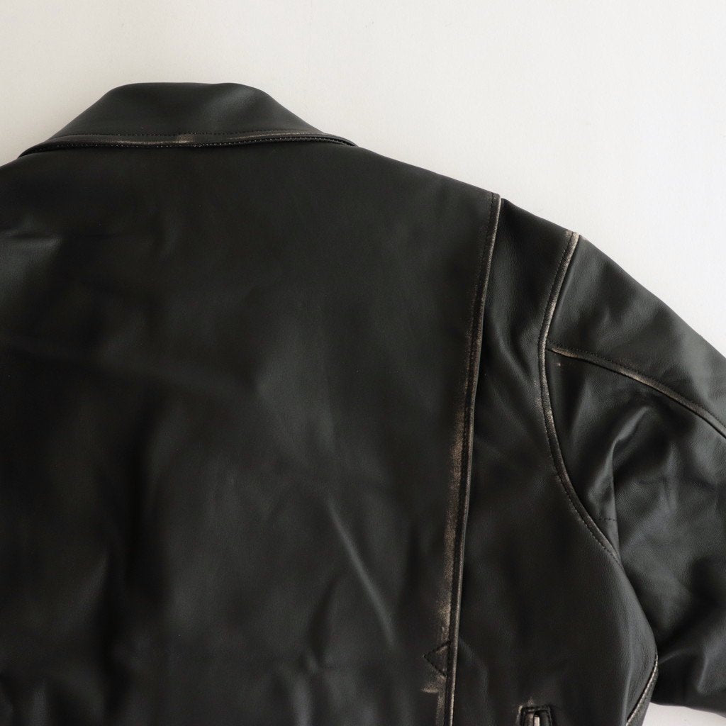 HARVIESTOUN / モーターサイクルジャケット #BLACK [DN-0201B1]