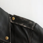 HARVIESTOUN / モーターサイクルジャケット #BLACK [DN-0201B1]