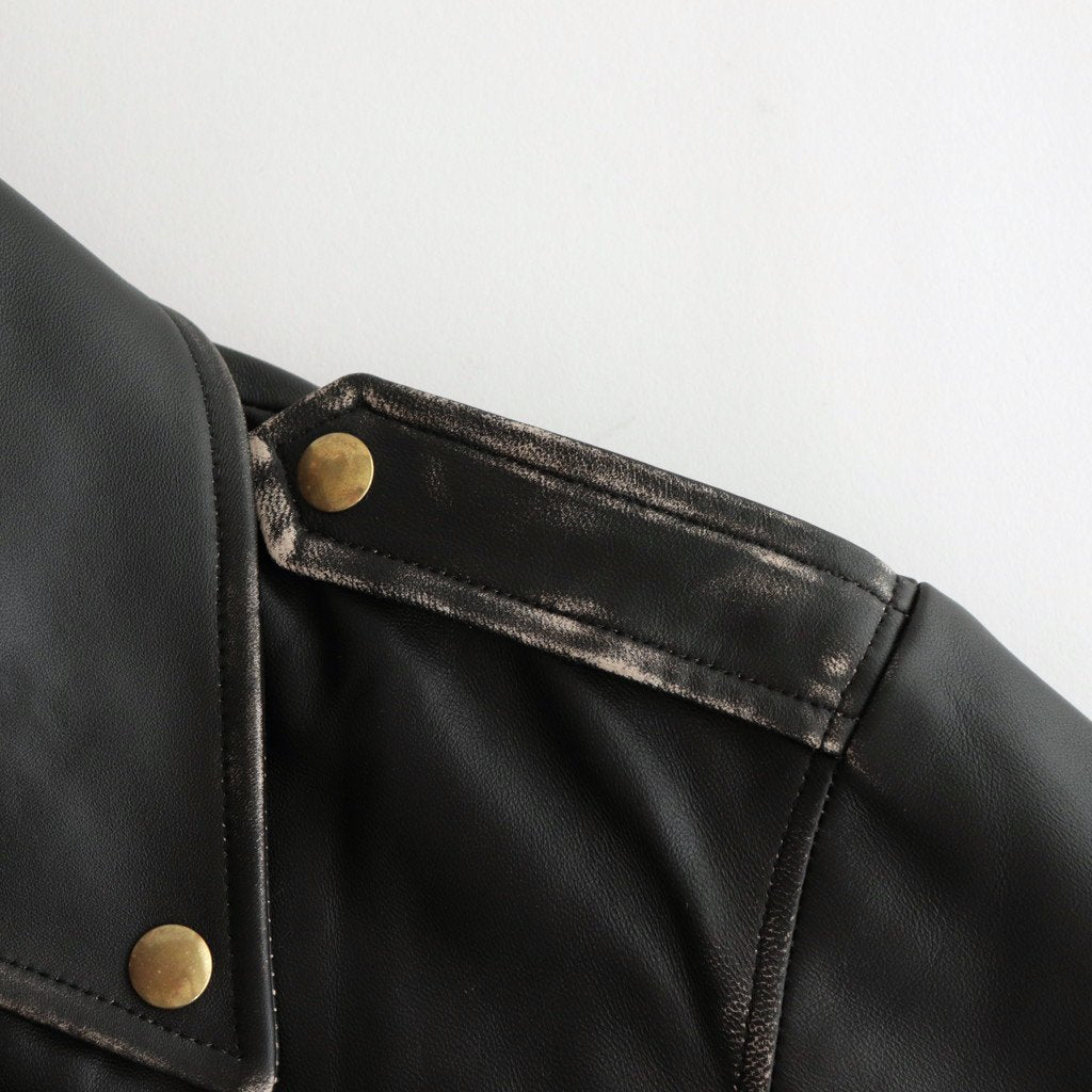 HARVIESTOUN / モーターサイクルジャケット #BLACK [DN-0201B1]