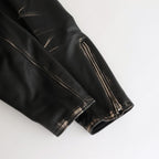 HARVIESTOUN / モーターサイクルジャケット #BLACK [DN-0201B1]