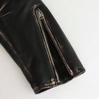 HARVIESTOUN / モーターサイクルジャケット #BLACK [DN-0201B1]