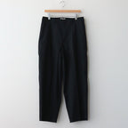 WOOL GABARDINE SLACKS #BLACKNAVY [BHS23F035]