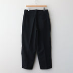 WOOL GABARDINE SLACKS #BLACKNAVY [BHS23F035]