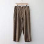 WOOL GABARDINE SLACKS #KHAKIBEIGE [BHS23F035]