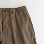 WOOL GABARDINE SLACKS #KHAKIBEIGE [BHS23F035]
